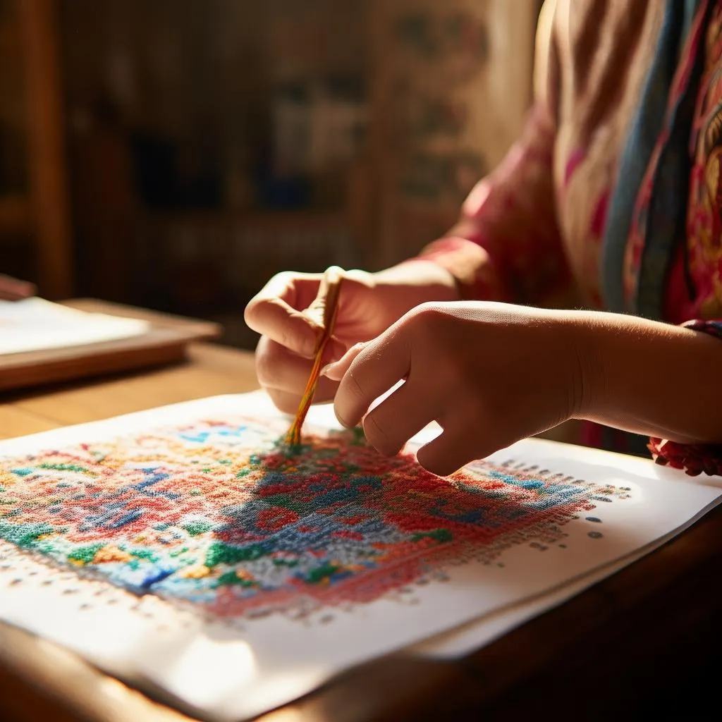 西安十字绣艺术品,匠心独运,家居美学的点睛之笔