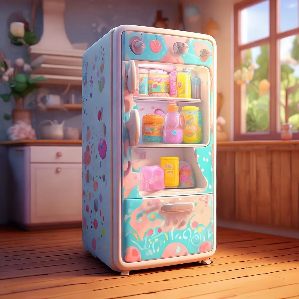 小卧室空间也能大容量,这款冰箱让你生活更便捷