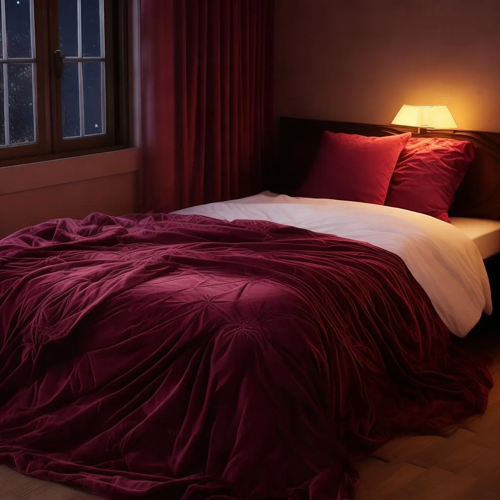 粉色大衣搭配高档床笠,打造温馨浪漫卧室空间