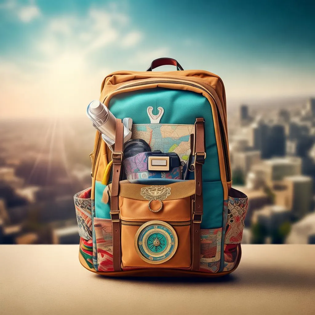 菱形帆布旅行包:轻奢出行,尽享时尚与实用