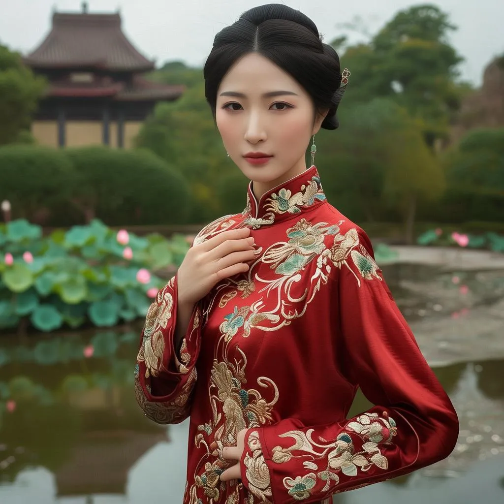 旗袍日常发型:打造古典韵味,展现东方美