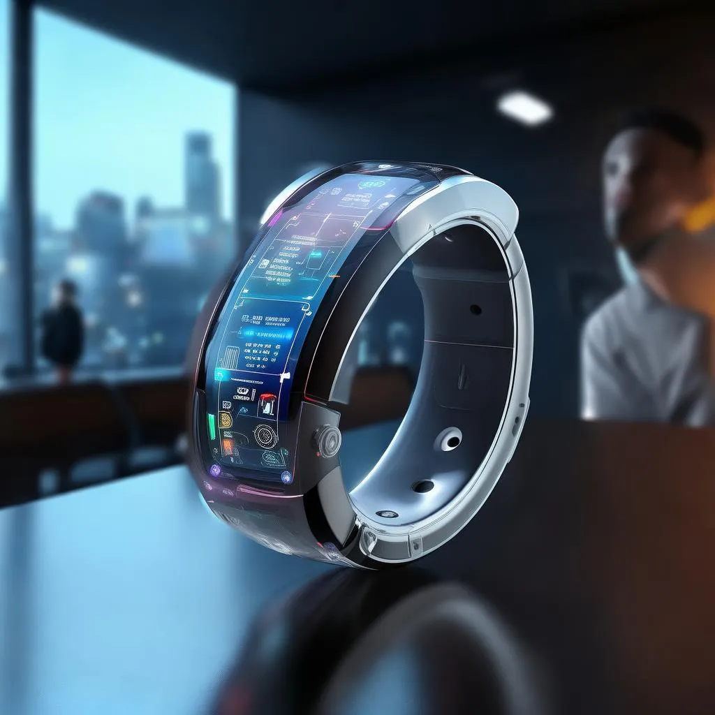 红素圆形智能手环:你的健康生活小助手,全方位守护你的健康!