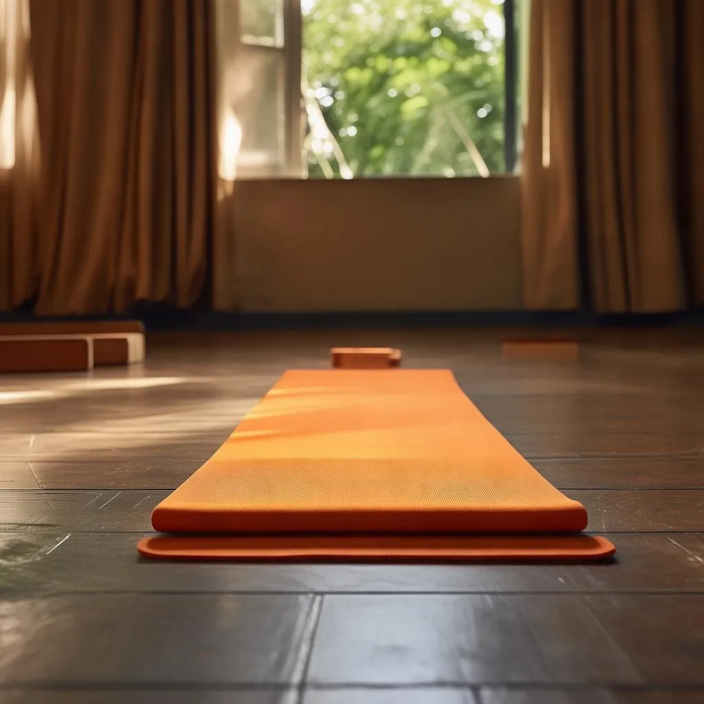 告别滑倒尴尬,圆梦瑜伽生活——麂皮绒瑜伽垫圆,你的私人瑜伽空间