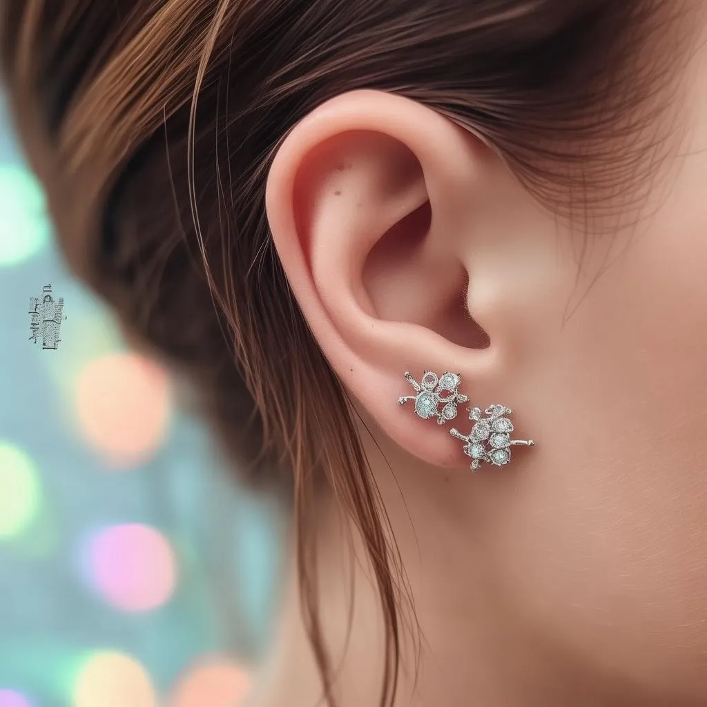 告别耳洞烦恼,耳钉帮你重拾自信!揭秘耳钉可以打第几次耳洞的秘密