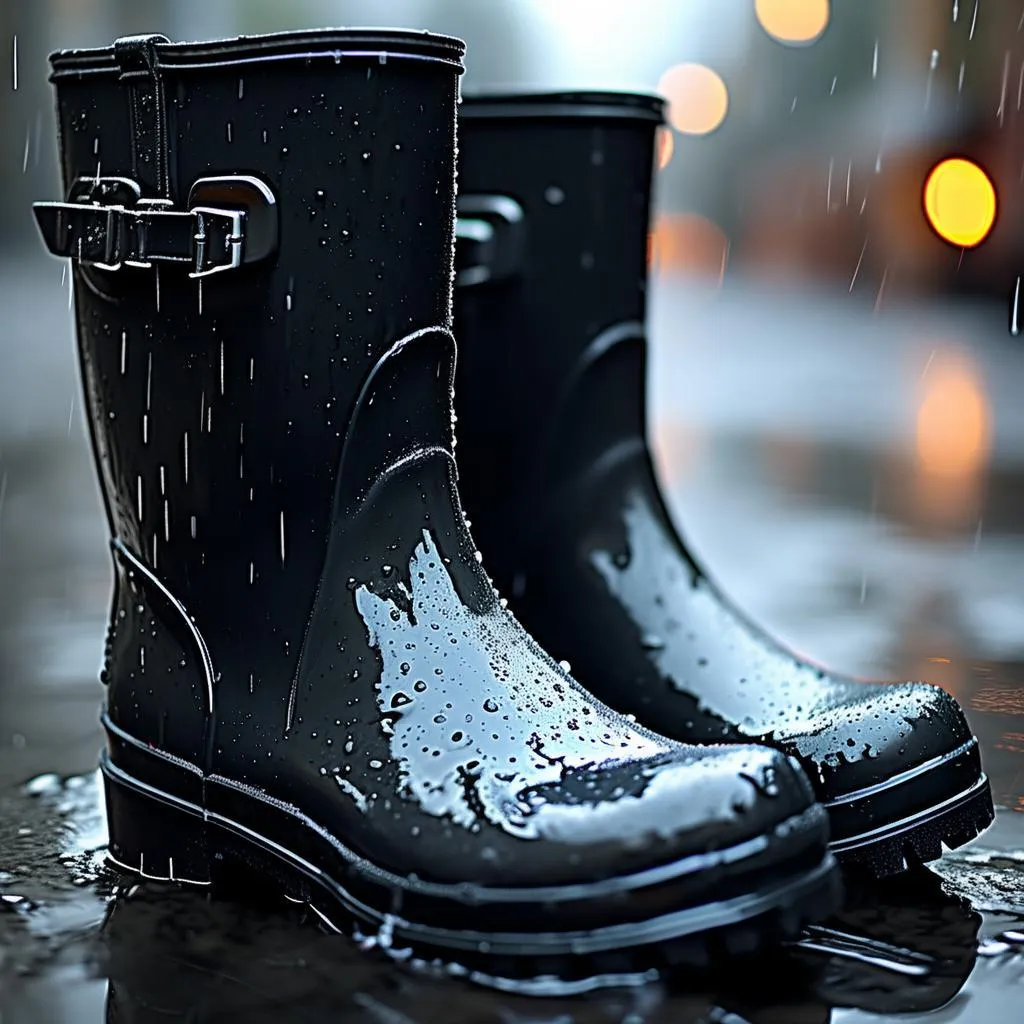 告别雨中烫脚困扰,这款儿童雨鞋让你安心出行!