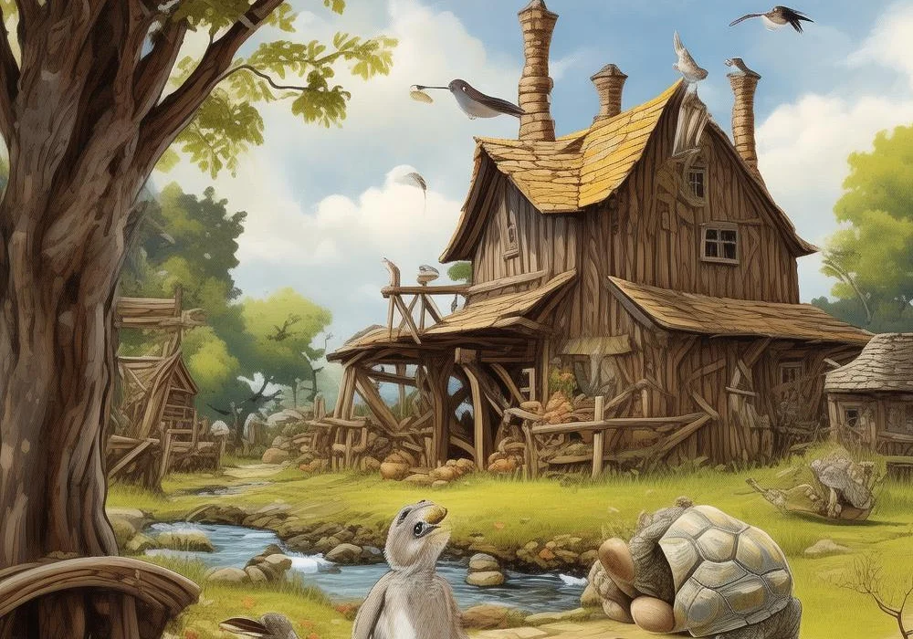 彩虹桥畔的善举传说