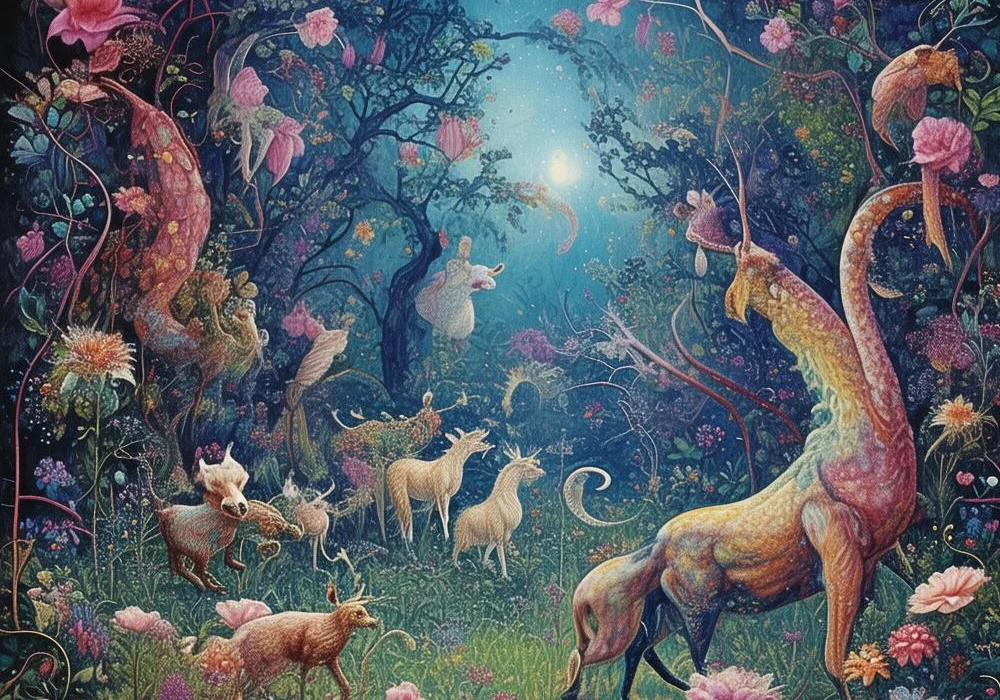 梦境奇遇:小鱼与蟑螂共舞的奇幻之夜