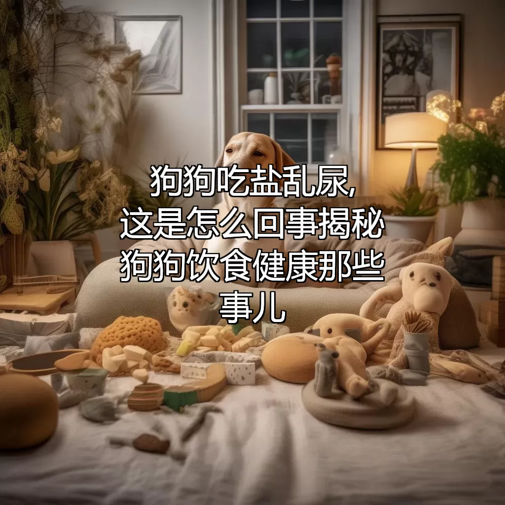 狗狗吃盐乱尿,这是怎么回事?揭秘狗狗饮食健康那些事儿