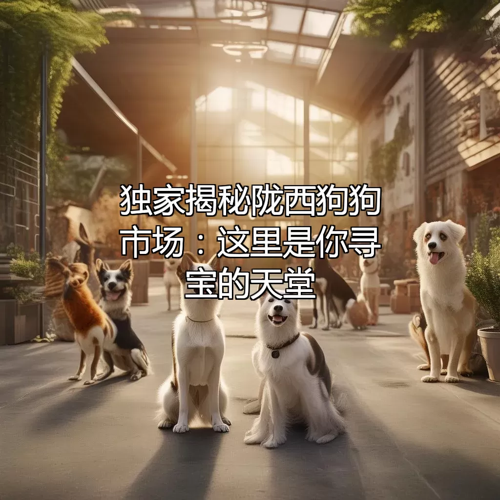 独家揭秘 陇西狗狗市场：这里是你寻宝的天堂！