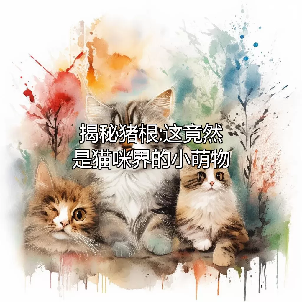 揭秘猪根:这竟然是猫咪界的小萌物!?