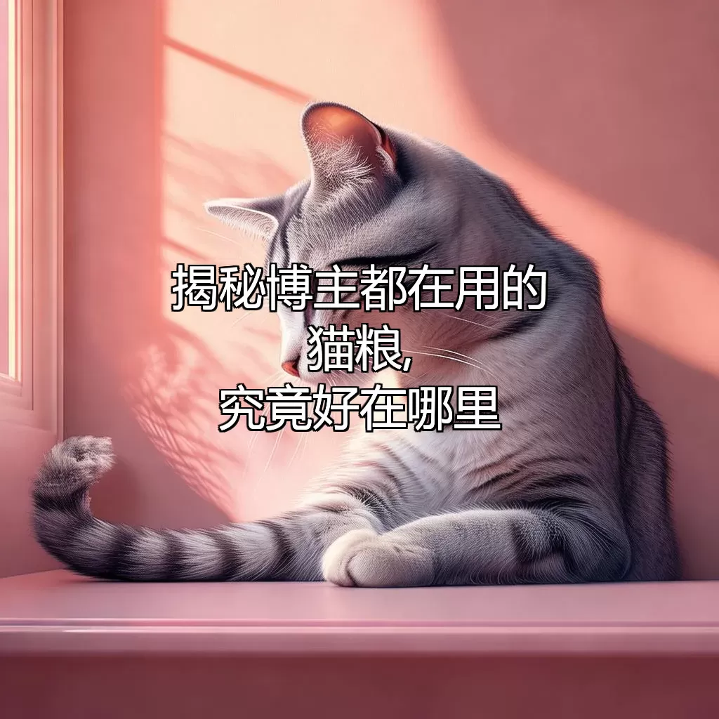 揭秘!博主都在用的猫粮,究竟好在哪里??