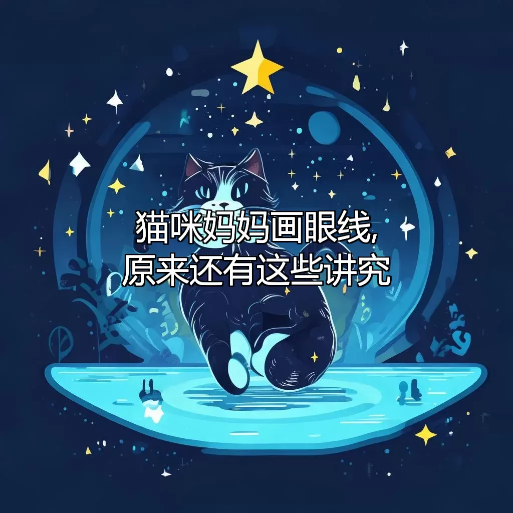 猫咪妈妈画眼线,原来还有这些讲究!