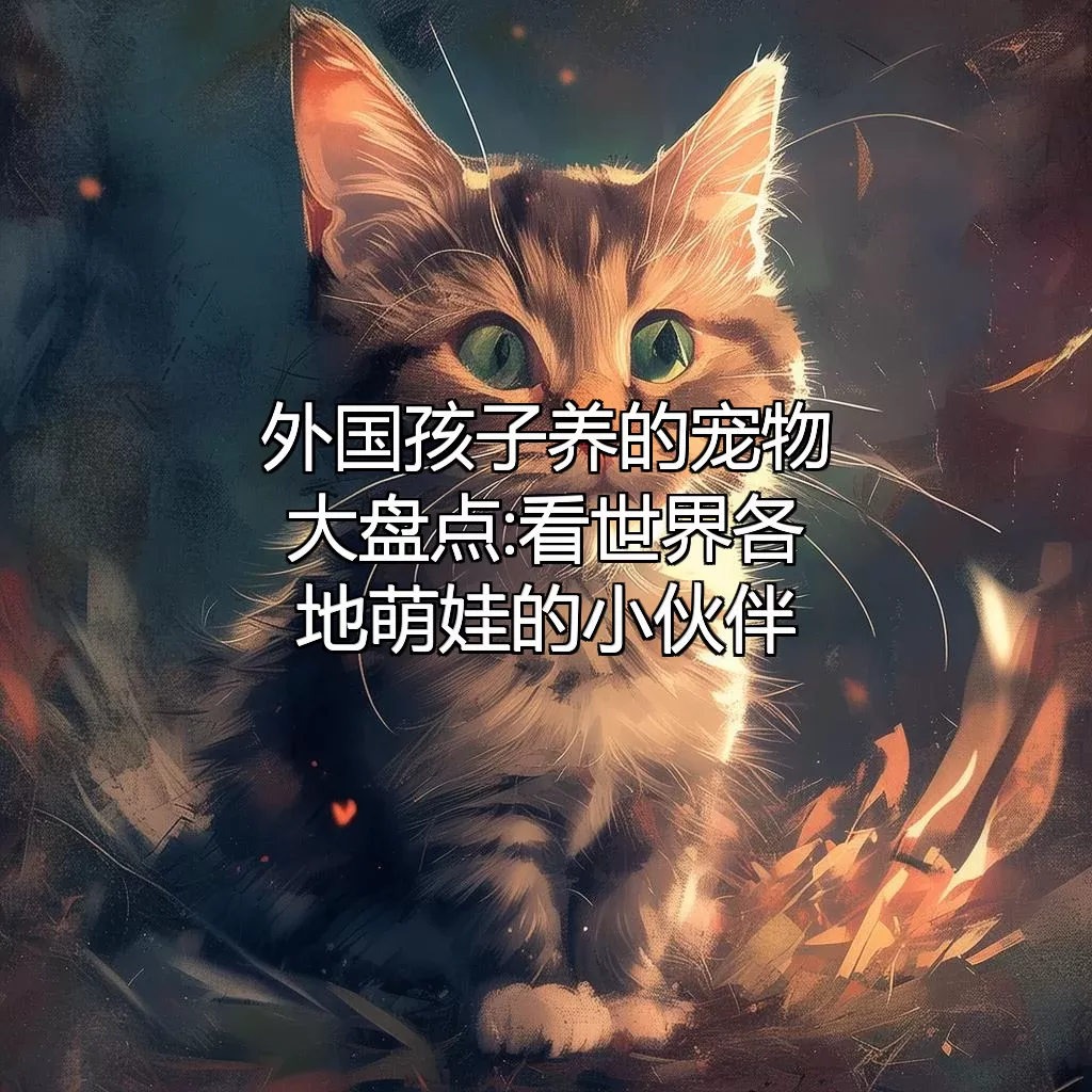 外国孩子养的宠物大盘点:看世界各地萌娃的“小伙伴”