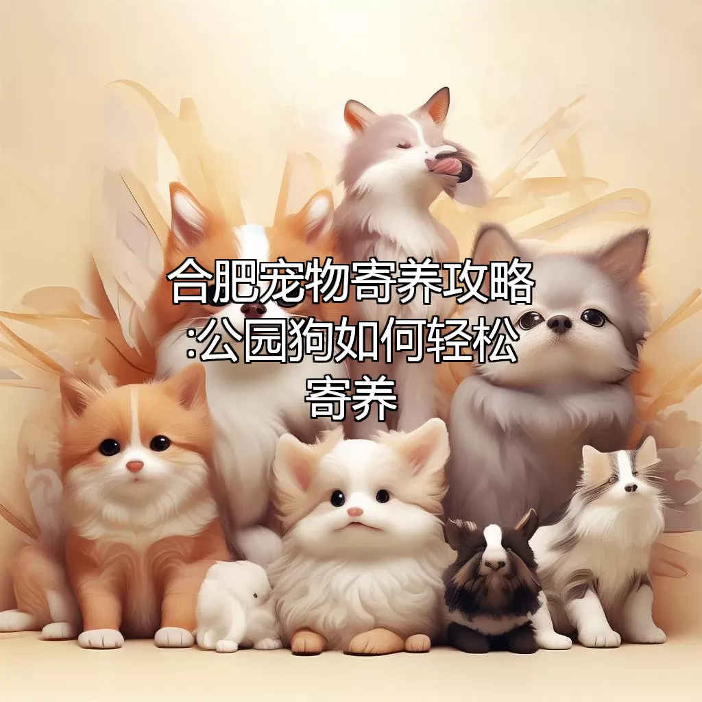 (合肥宠物寄养攻略:公园狗如何轻松寄养?)
