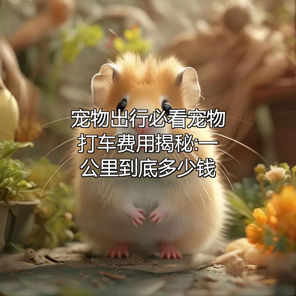 宠物出行必看 宠物打车费用揭秘:一公里到底多少钱?