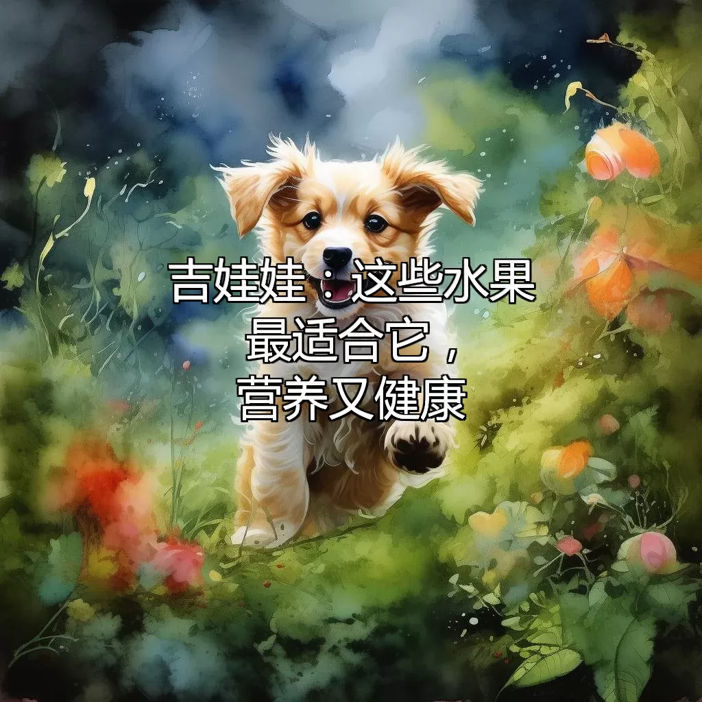 吉娃娃：这些水果最适合它，营养又健康！