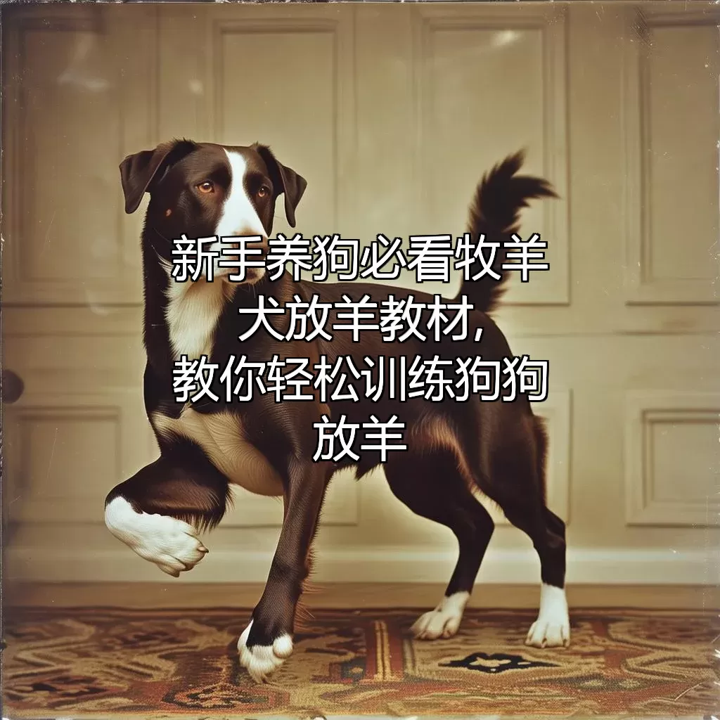 新手养狗必看!牧羊犬放羊教材,教你轻松训练狗狗放羊