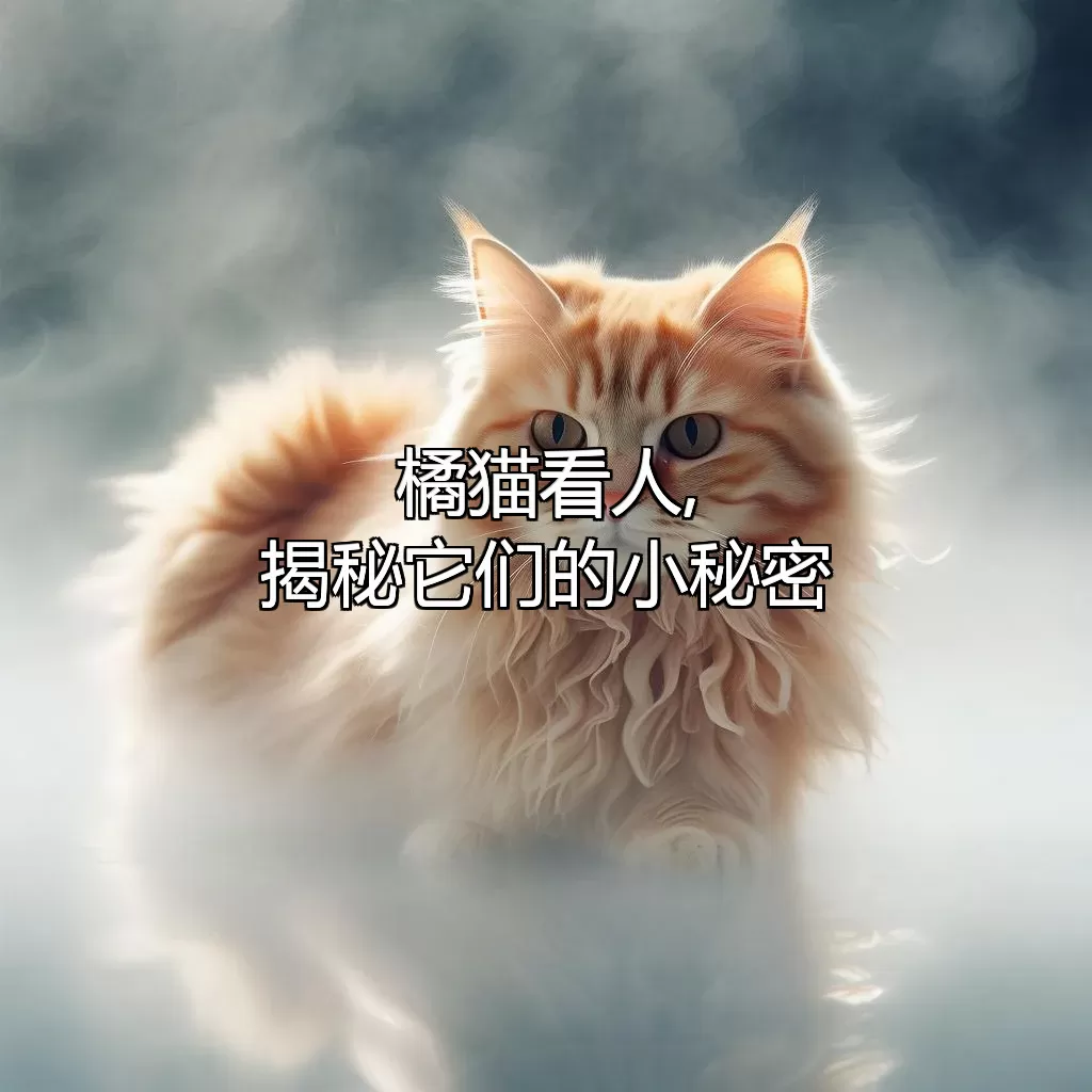 橘猫看人,揭秘它们的小秘密
