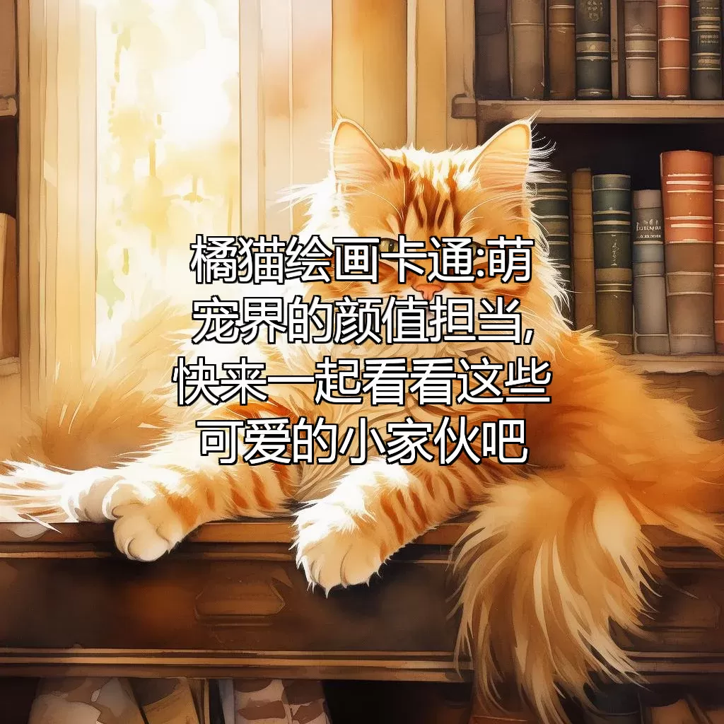 橘猫绘画卡通:萌宠界的“颜值担当”,快来一起看看这些可爱的小家伙吧!
