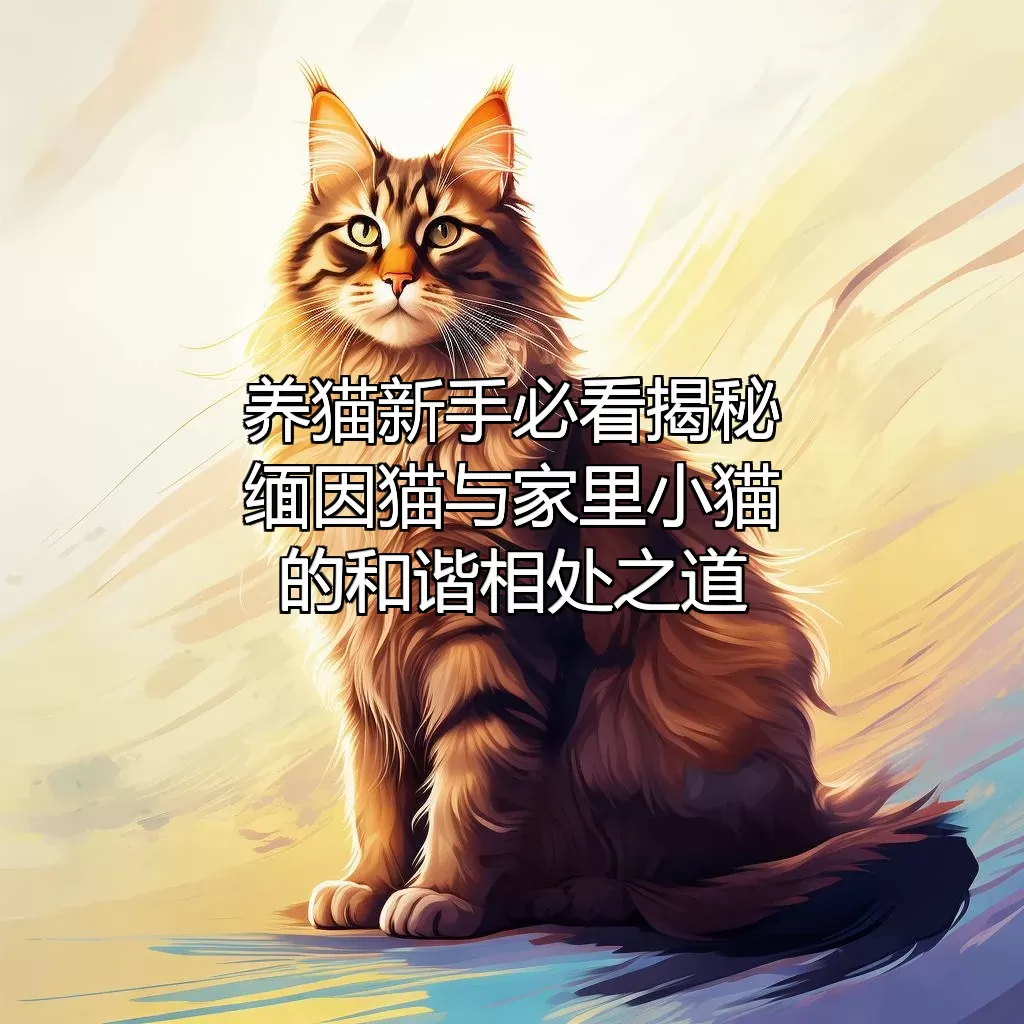 养猫新手必看!揭秘缅因猫与家里小猫的和谐相处之道