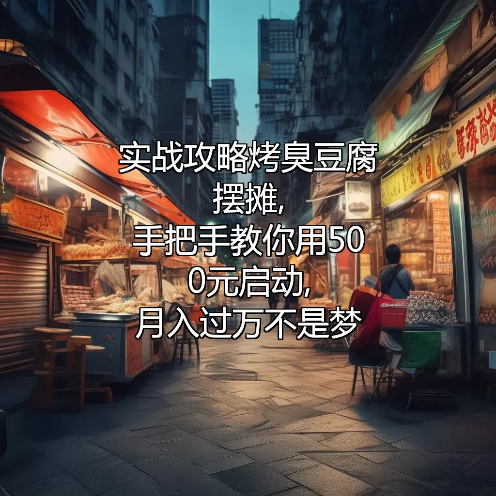 实战攻略 烤臭豆腐摆摊,手把手教你用500元启动,月入过万不是梦!