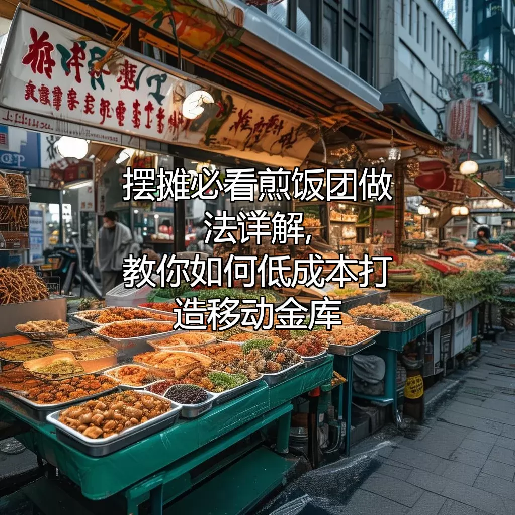 摆摊必看!煎饭团做法详解,教你如何低成本打造移动金库