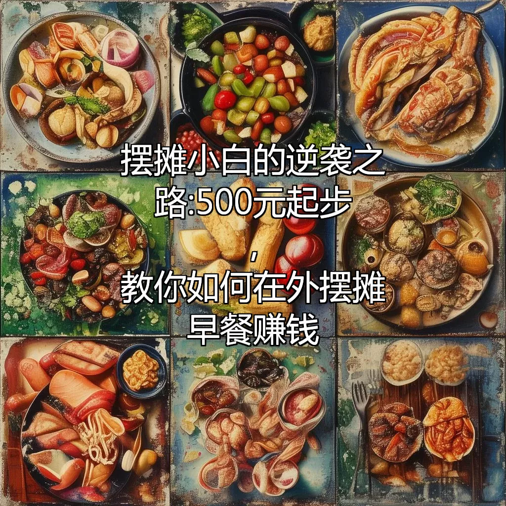 摆摊小白的逆袭之路:500元起步,教你如何在外摆摊早餐赚钱