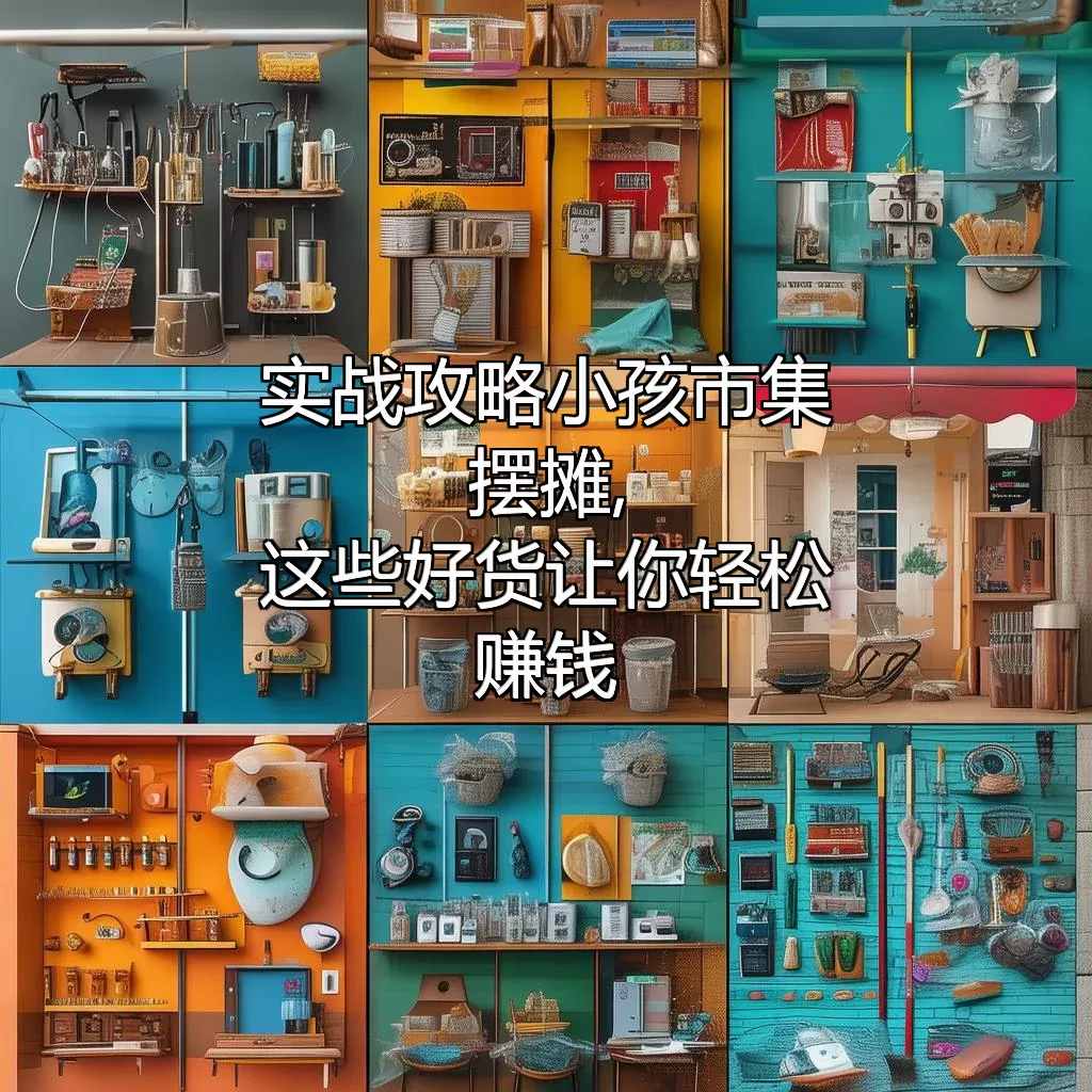实战攻略 小孩市集摆摊,这些好货让你轻松赚钱!