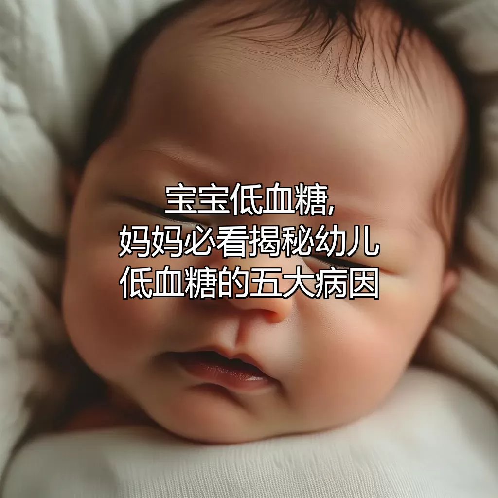 宝宝低血糖,妈妈必看!揭秘幼儿低血糖的五大病因