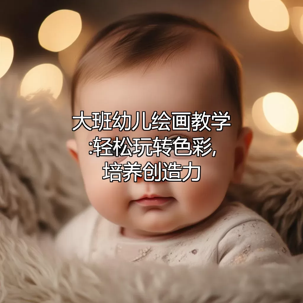 大班幼儿绘画教学:轻松玩转色彩,培养创造力