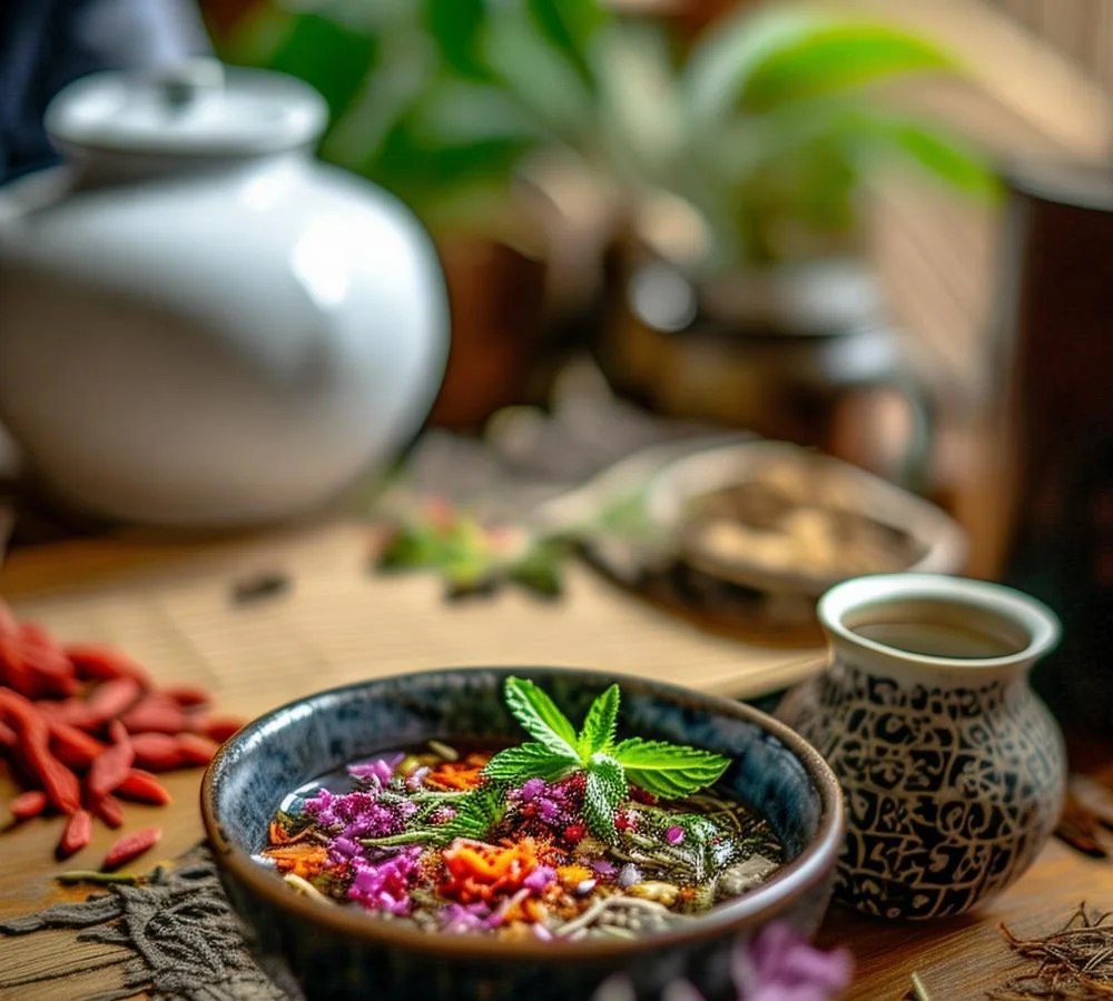 中药茶磨成粉泡，养生新风尚？揭秘中药茶粉泡饮的中医智慧