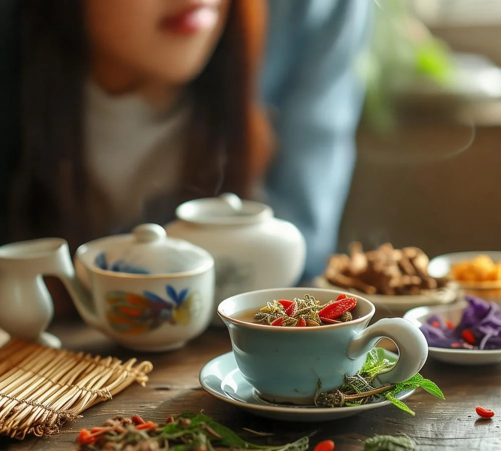 中医智慧：揭秘去油中药茶，助你轻松告别油腻肌肤