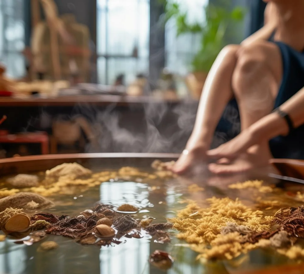 足浴店门头色彩奥秘：中医五行与养生之道