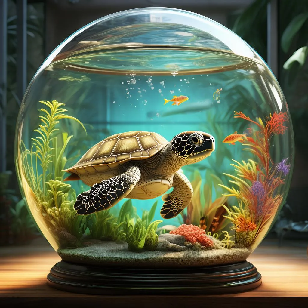 打造梦幻水族空间：乌龟缸制作过程瓷砖，开启你的宠物生活新篇章