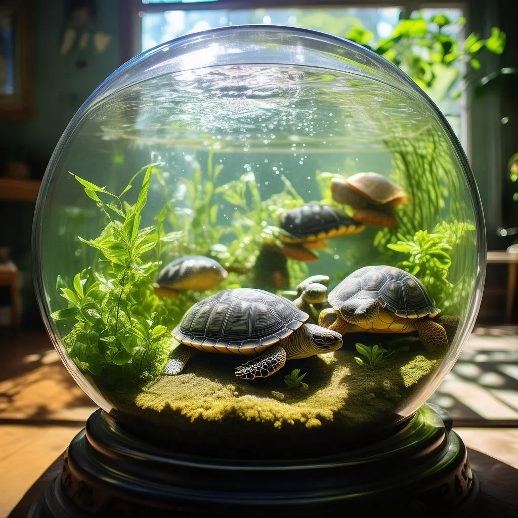 打造完美龟居！揭秘乌龟生态缸收纳箱尺寸图，让你的小宠物生活更舒适！