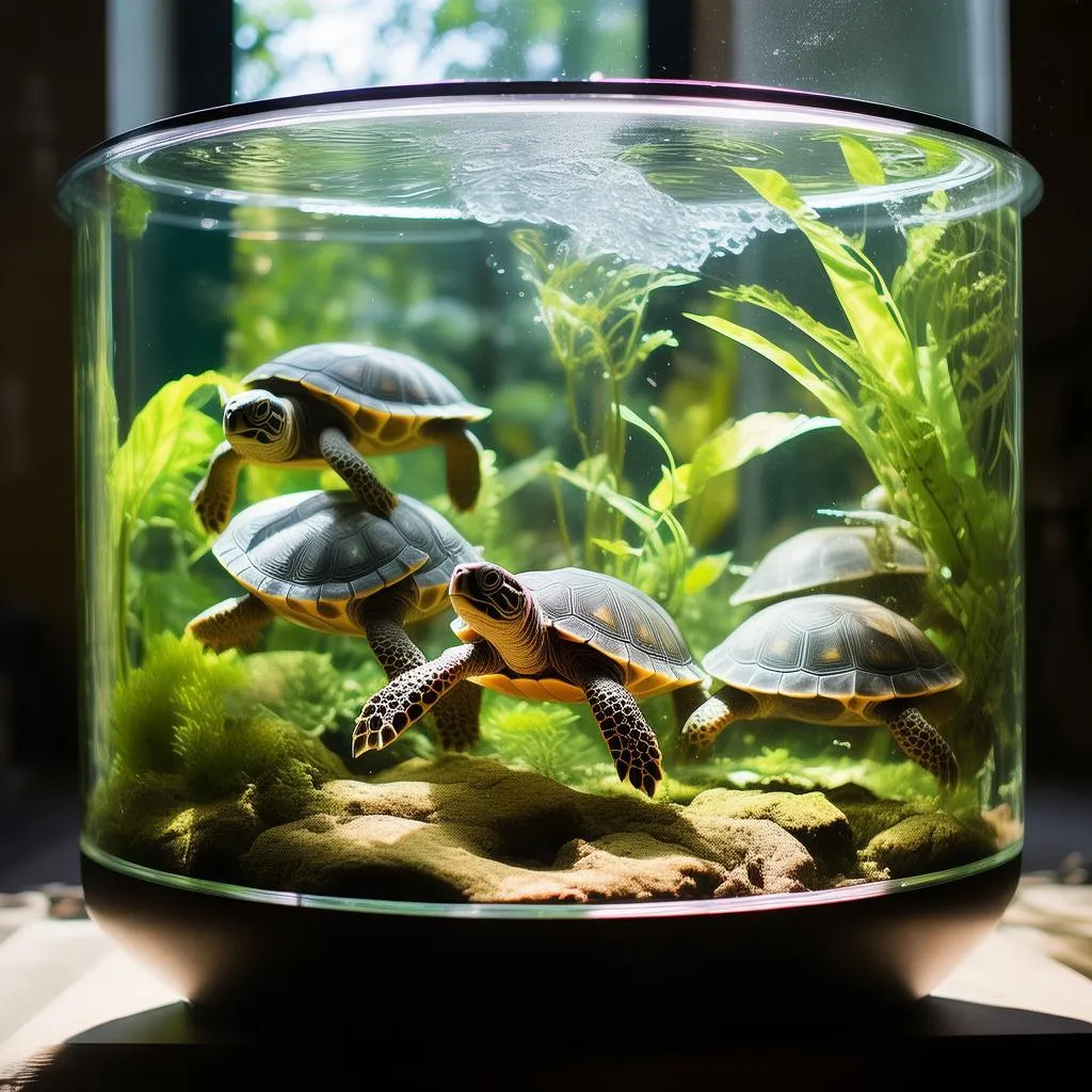 乌龟缸里的惊喜伴侣：鼠鱼，让你的水族世界焕发新活力