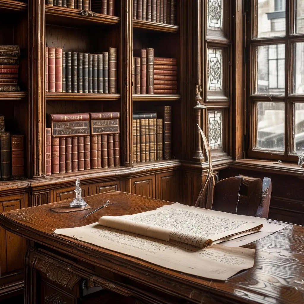 少女心爆棚 侧面书桌画法教程，打造专属学习空间！