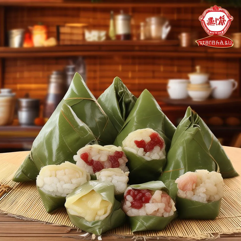 五芳斋豆沙粽子，多重份量，多重滋味，尽在这一包！