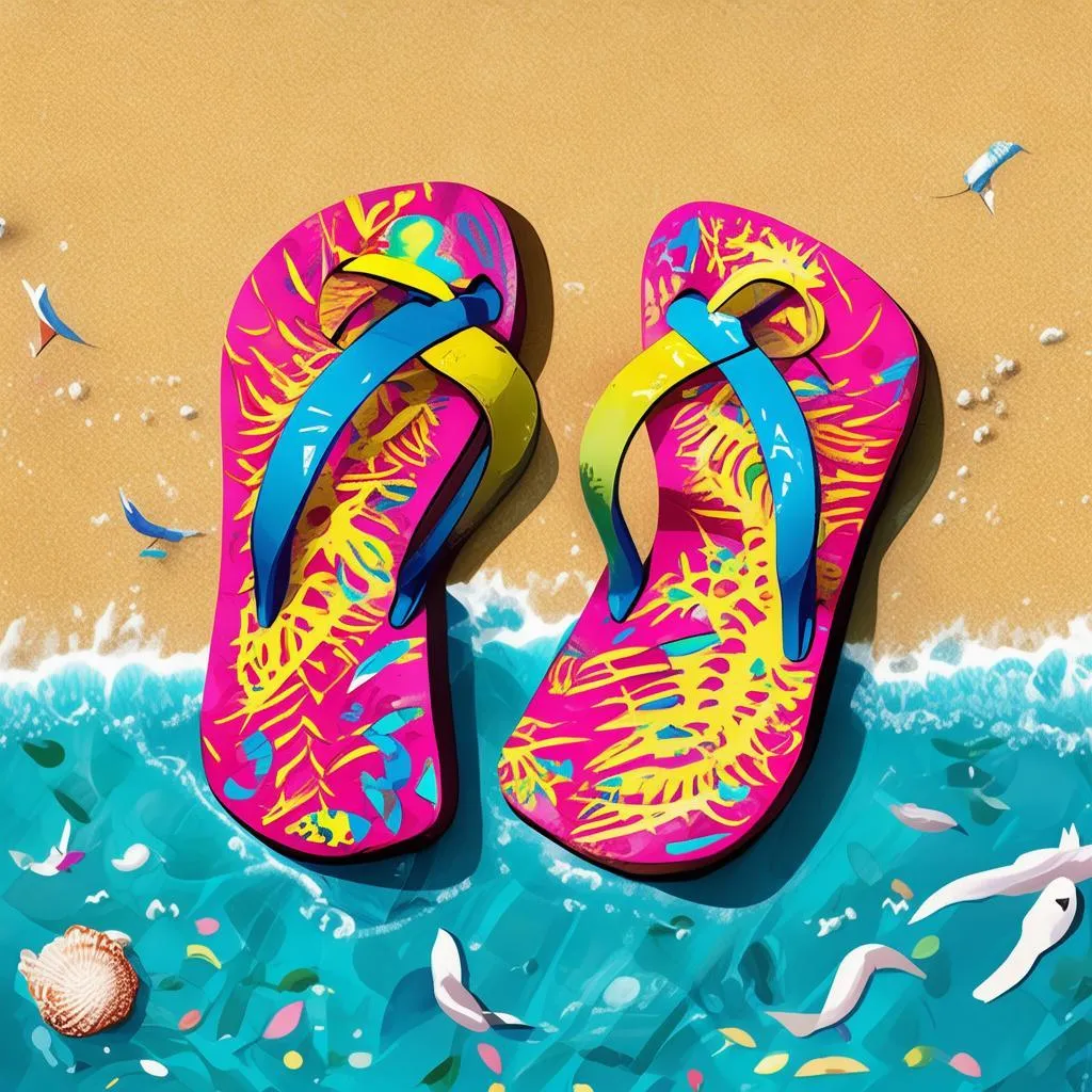 告别单调，让家居生活焕发个性光彩——人字拖壁纸带你开启家居新时尚