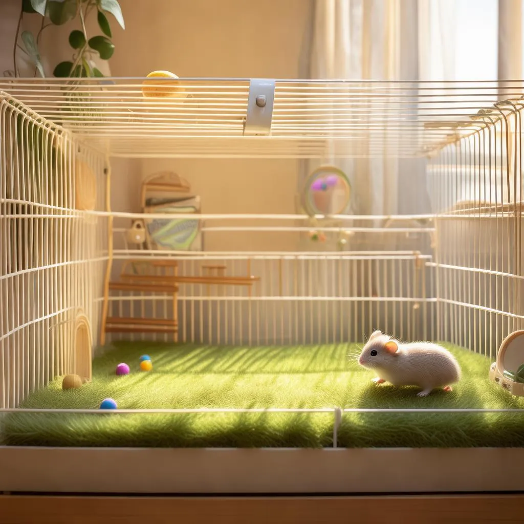 打造温馨小窝，从这款亚克力仓鼠空笼开始！