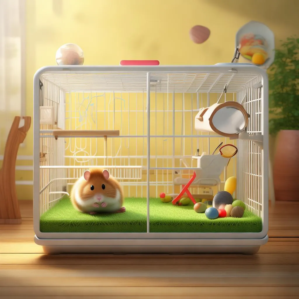 打造温馨小窝，从碗柜收纳盒改造仓鼠笼开始