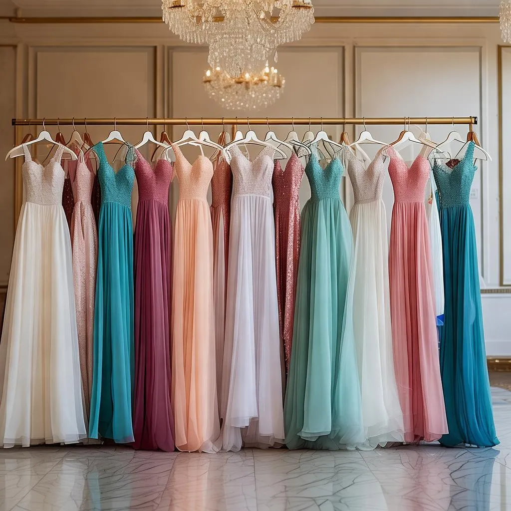 红绿交织，美不胜收——独家定制红绿色伴娘服，让你的婚礼更加璀璨夺目