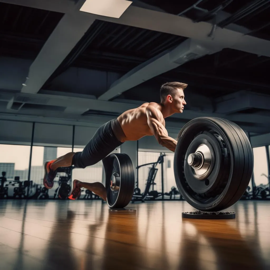 告别小肚腩，练出六块腹肌！揭秘健腹轮臂运动后的疼痛真相