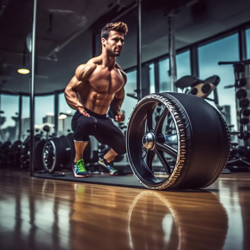 告别摇摆，拥抱稳定——自动回弹健腹轮，你的安全健身伴侣