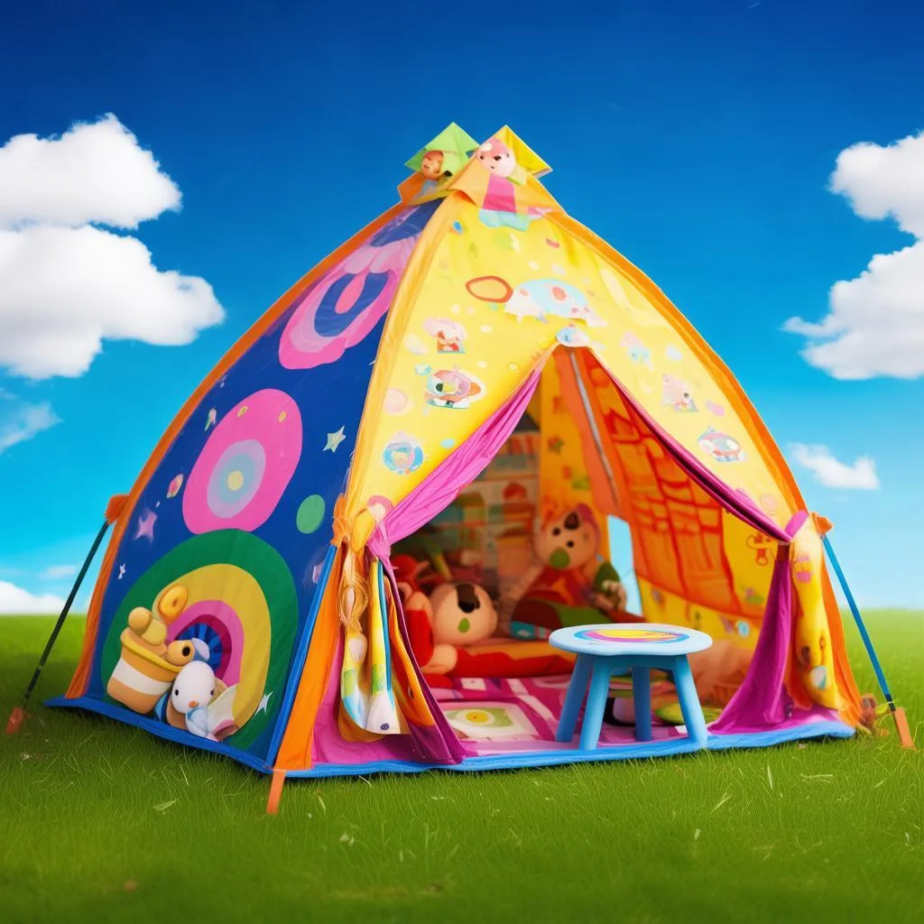 卡宾帐篷儿童发型：夏日必备，萌宝时尚新选择！