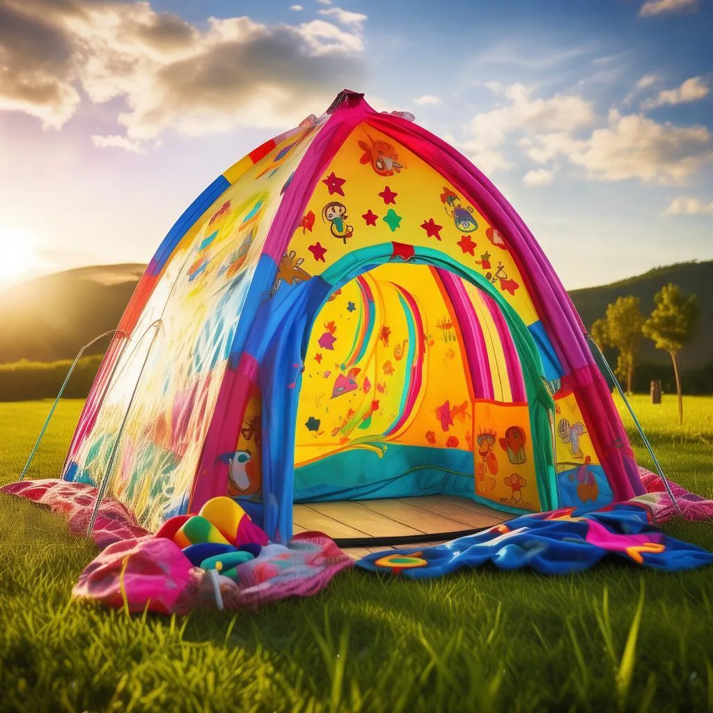 打造专属童年记忆！儿童创意拍照帐篷，让你的宝贝成为拍照小明星！