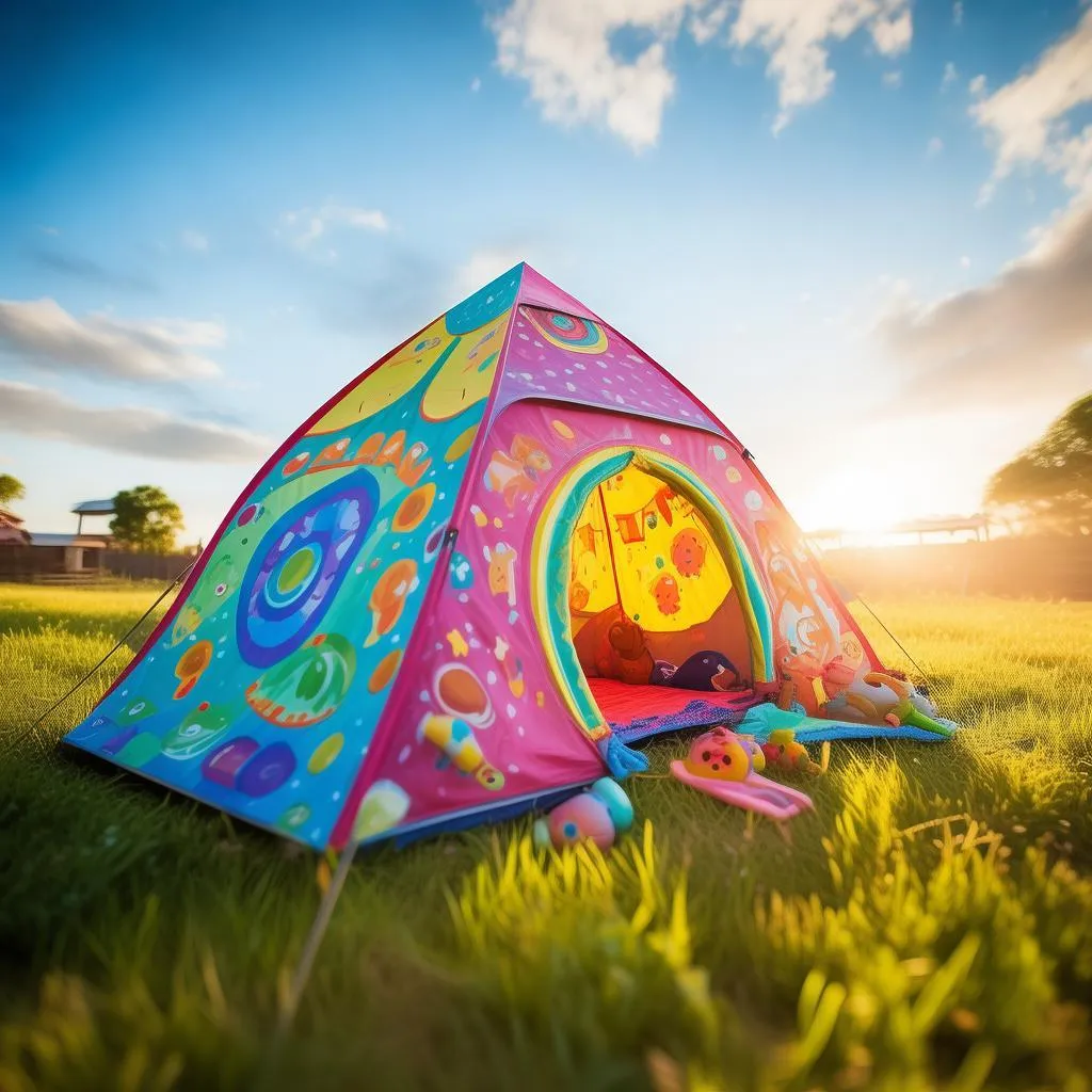 夏日防晒新选择：欧式帐篷测评，儿童防晒无忧