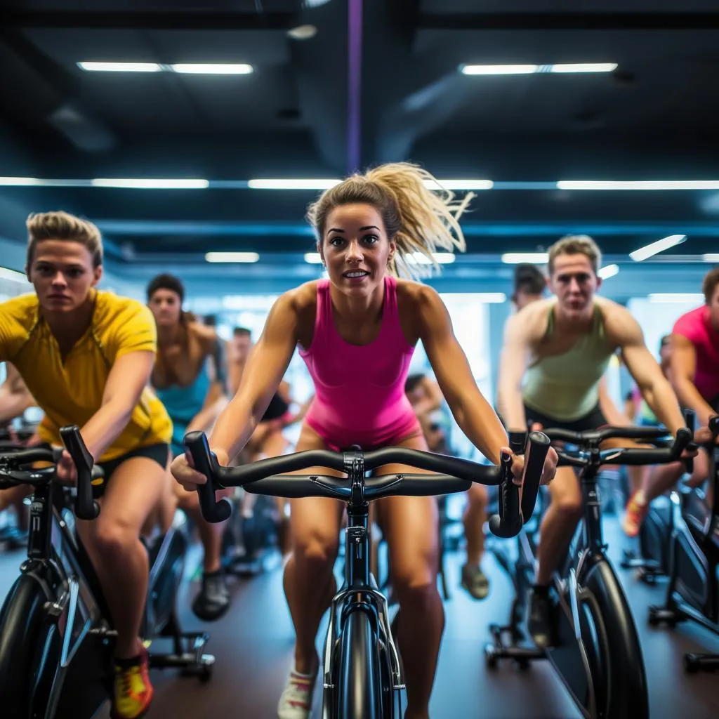 告别健身房拥挤，家中的动感单车也能满足你的健身需求！