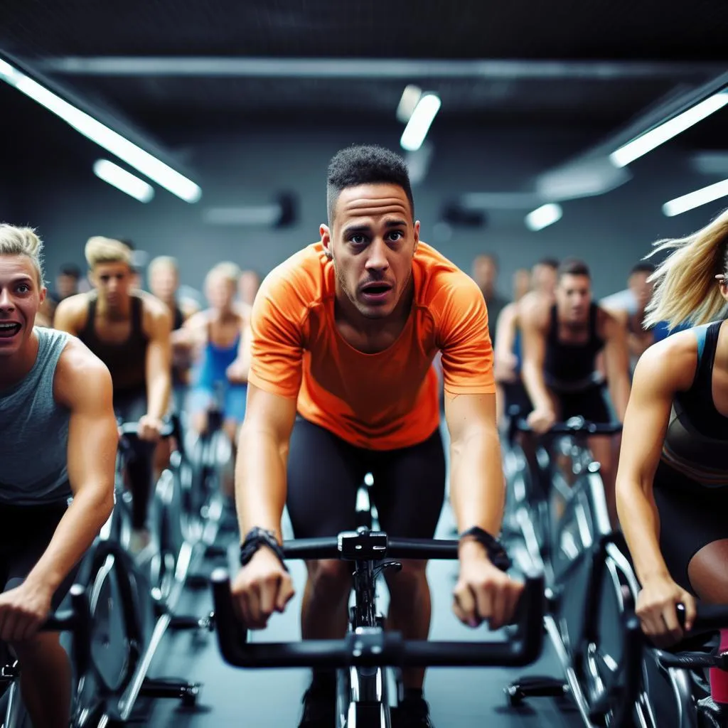 健身狂热者的福音：网红动感单车智能灯光，让你的骑行更炫酷！