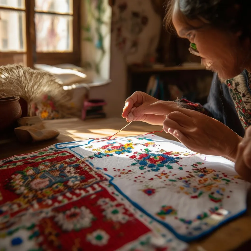 揭秘！这款老爸老妈十字绣图纸，让家居生活瞬间变美，快来抢购！
